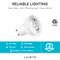 Luxrite MR16 LED Light Bulbs 6.5W (50W Equivalent) 500LM 5000K Bright White Dimmable GU10 Base 24-Pack LR21503-24PK - alternate 8